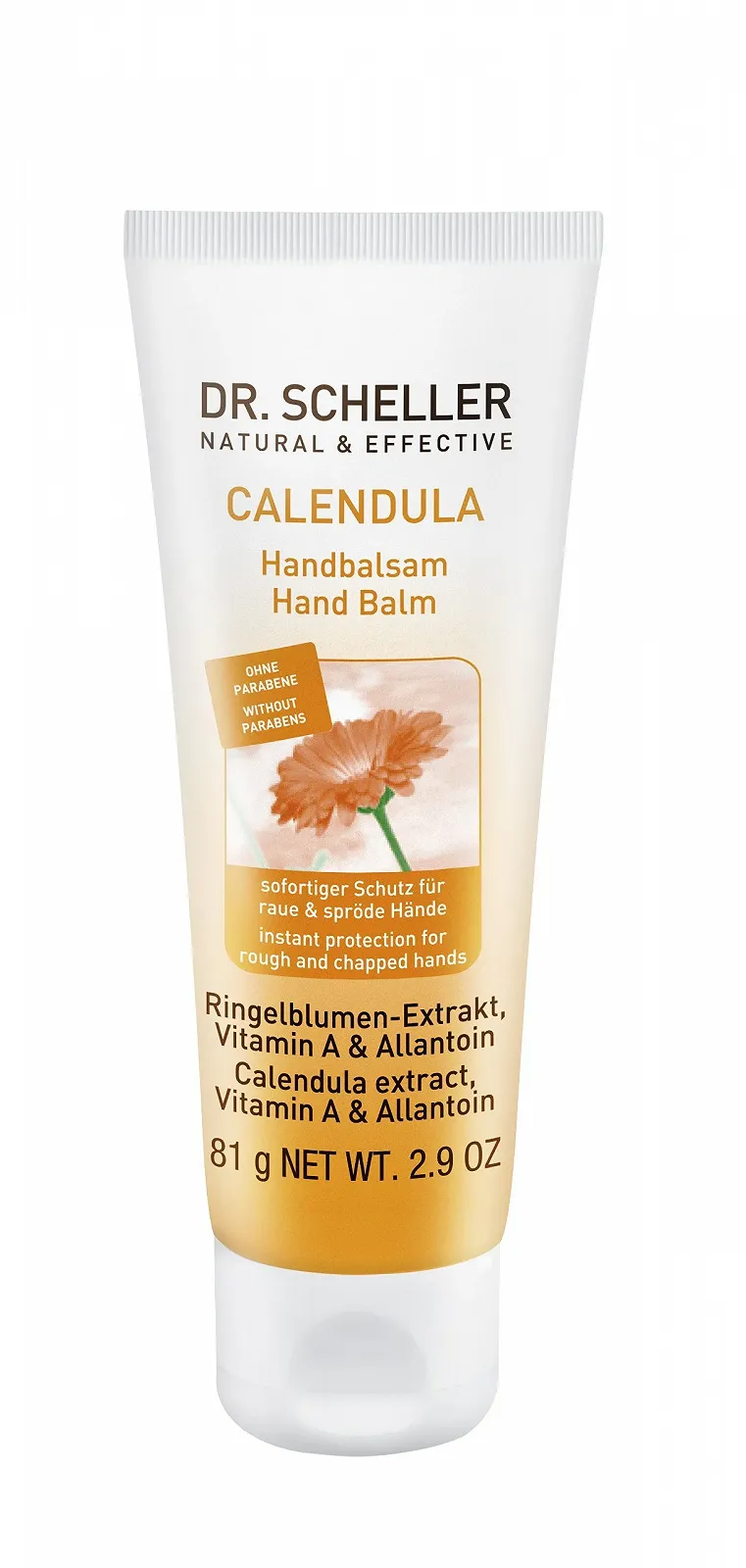 Бальзам для рук Dr. Scheller Calendula для грубих, потрісканих рук, фото №1