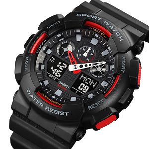 Годинник Skmei 1832 Black-Red synthetic.ua - Фото 1