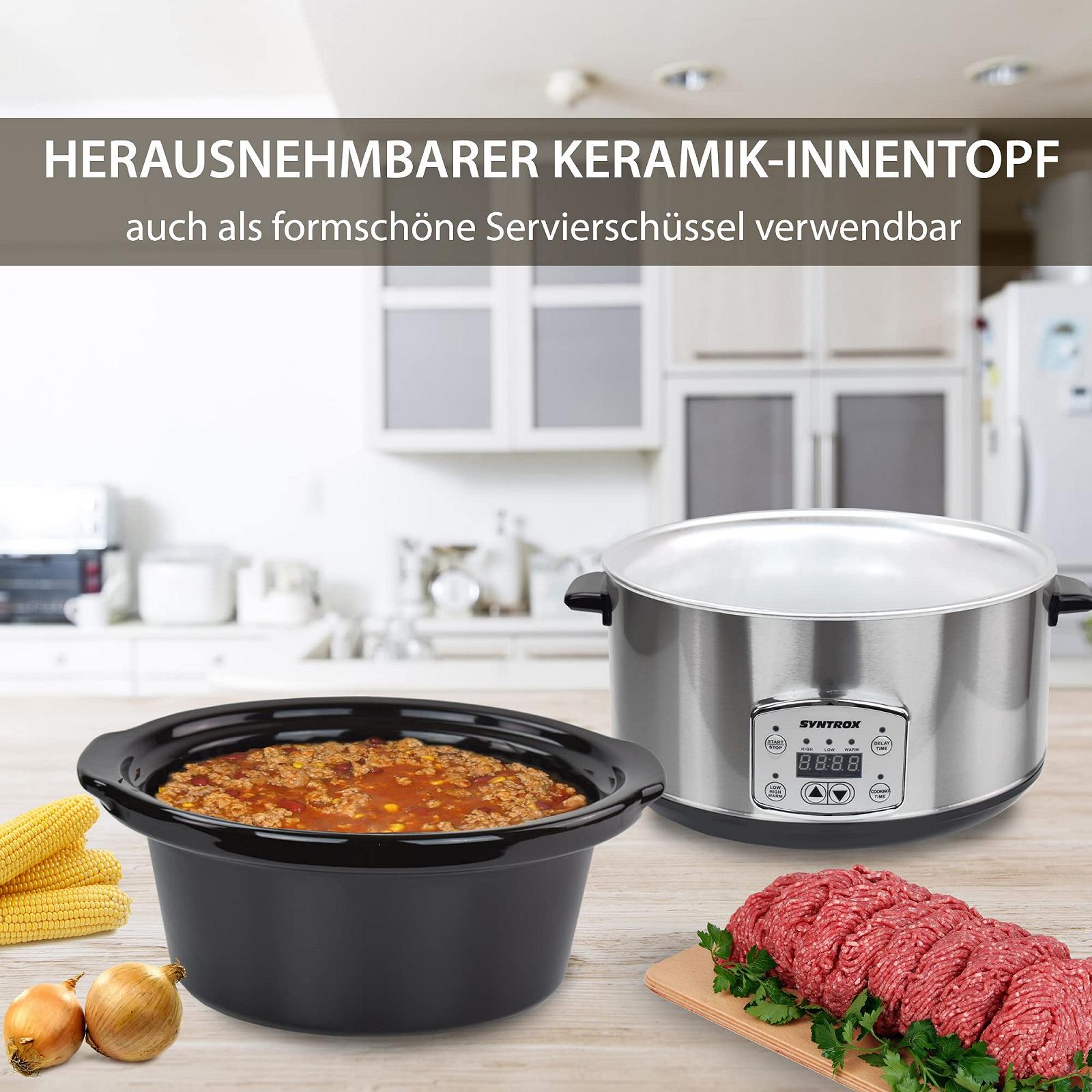 Мультиварка Syntrox Germany 4.5 L з 3 режимами нагріву та функцією підігріву 200 Вт, фото №5