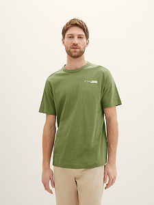 Футболка Men's Short Sleeve 1040821-21586 Tom Tailor Зелений 2XL - Фото 1