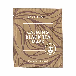Маска для обличчя Malu Wilz Calming Black Tea, заспокійлива та зволожуюча - Фото 1