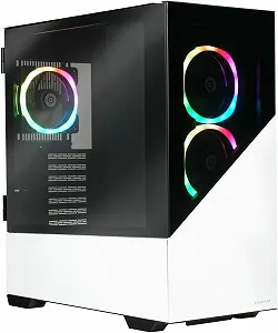 Игровой корпус для ПК Enermax ENERMAXK8 / ARGB / Черно-белый - Фото 1