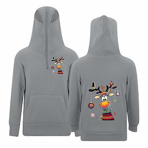 Толстовка для мальчиков с принтом на молнии с люверсами Generisch для зимнего отдыха synthetic.ua - Фото 1