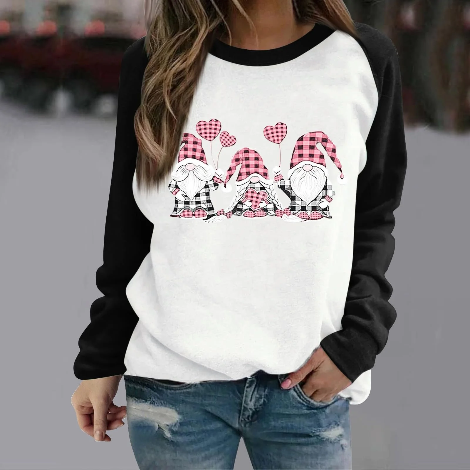 Женская Толстовка Nuaoxyeu C Винтажным Принтом Больших Размеров, фото №4 Женская Толстовка Nuaoxyeu C Винтажным Принтом Больших Размеров, фото №4