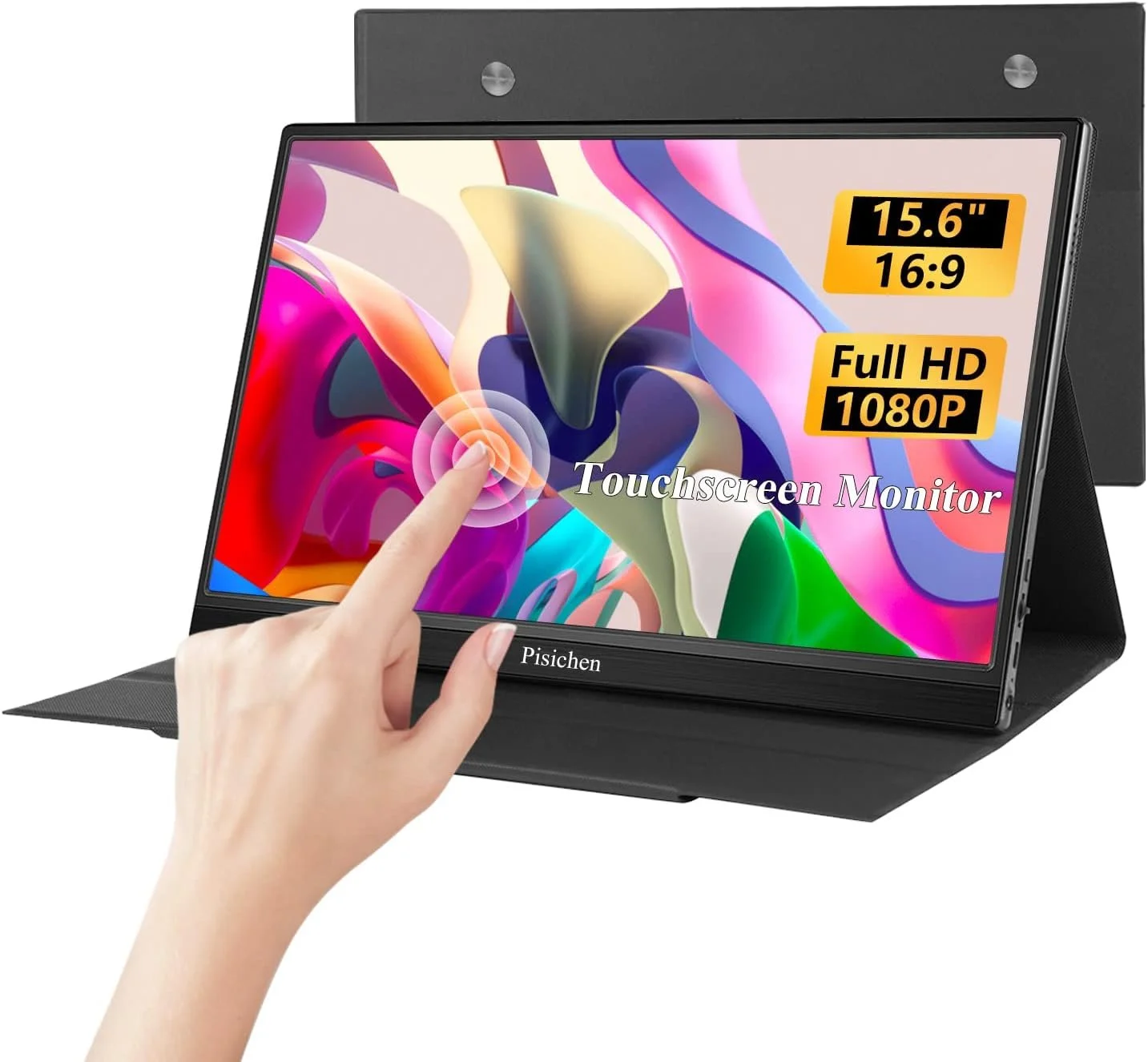 Монитор сенсорный портативный 15.6" Pisichen HD-156 Full HD IPS 60 Гц, фото №1 Монитор сенсорный портативный 15.6" Pisichen HD-156 Full HD IPS 60 Гц, фото №1