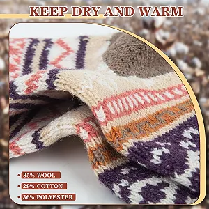 Шкарпетки Вовняні 5 пар Теплі Жіночі synthetic.ua - Фото 1