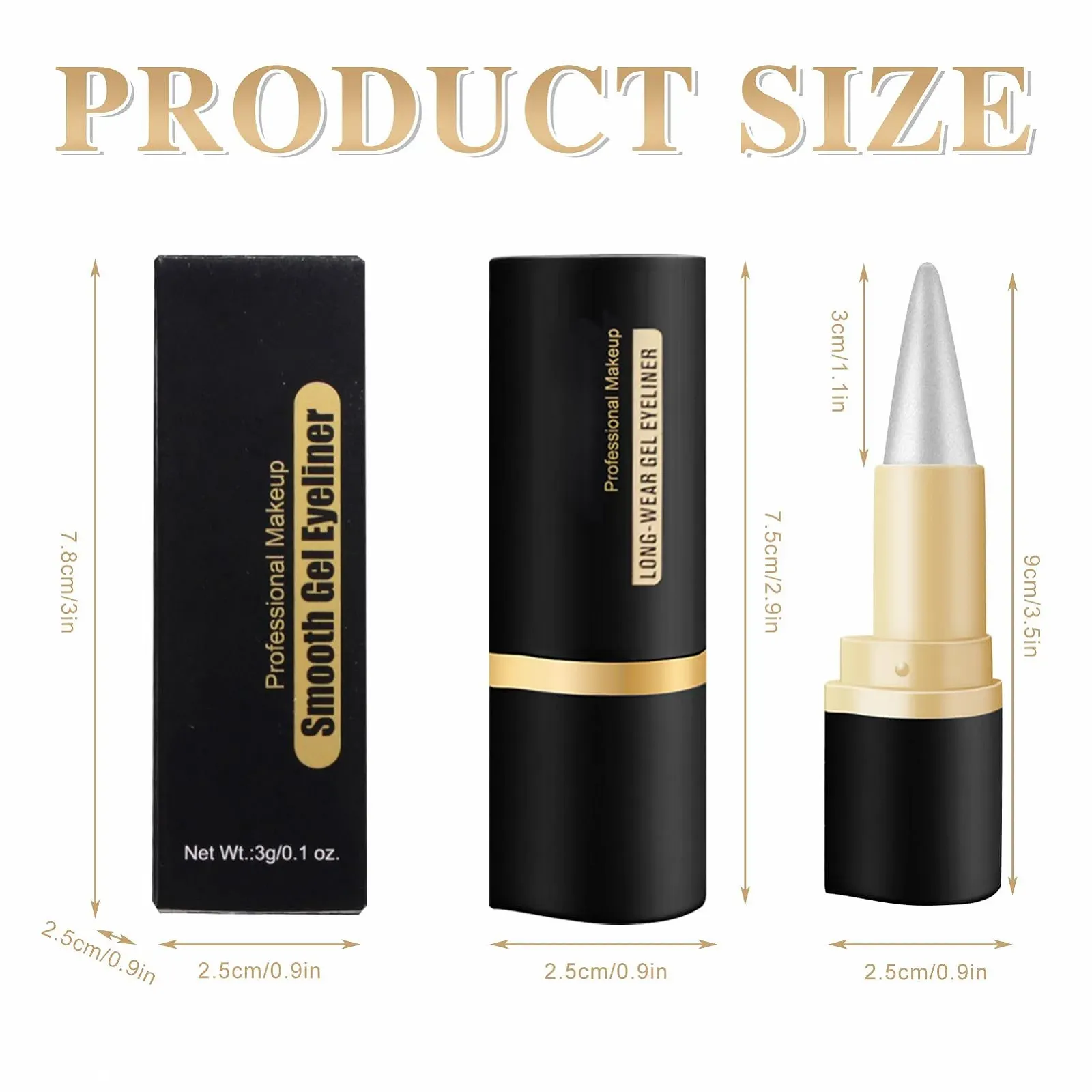 Підводка для очей Intense Waterproof Eyeliner Швидковисихаюча, фото №2 Підводка для очей Intense Waterproof Eyeliner Швидковисихаюча, фото №2