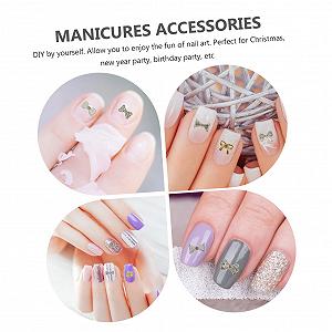 Прикраса для нігтів Метелики зі стрічкою synthetic.ua - Фото 1