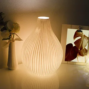 Настільна лампа Ceramic Drops з LED лампою 6 Вт біла - Фото 1