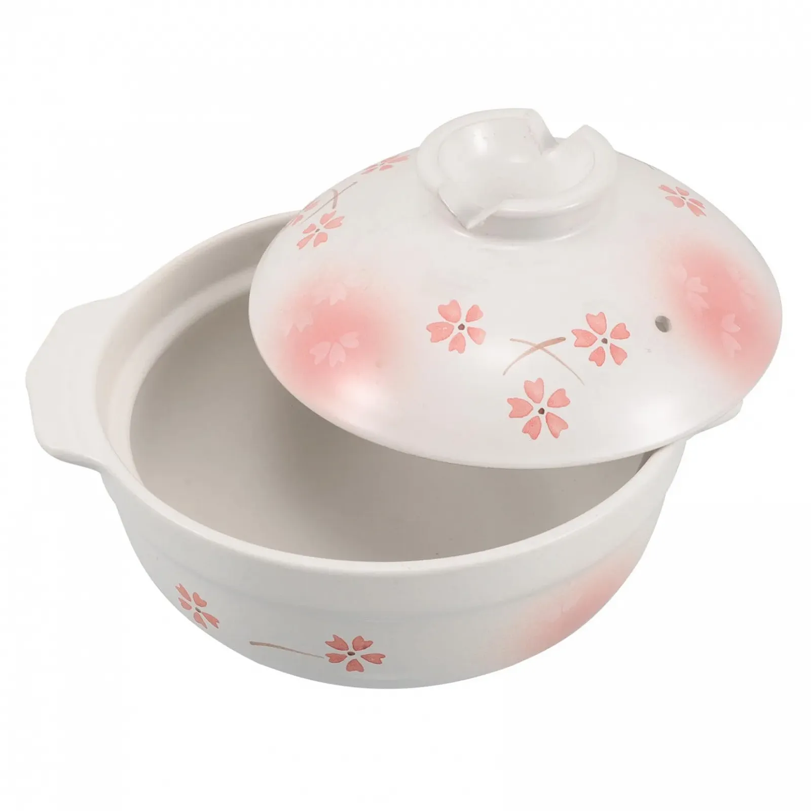 Кастрюля керамическая Toyvian Japanese Donabe с крышкой жаропрочная из грубой керамики, фото №1