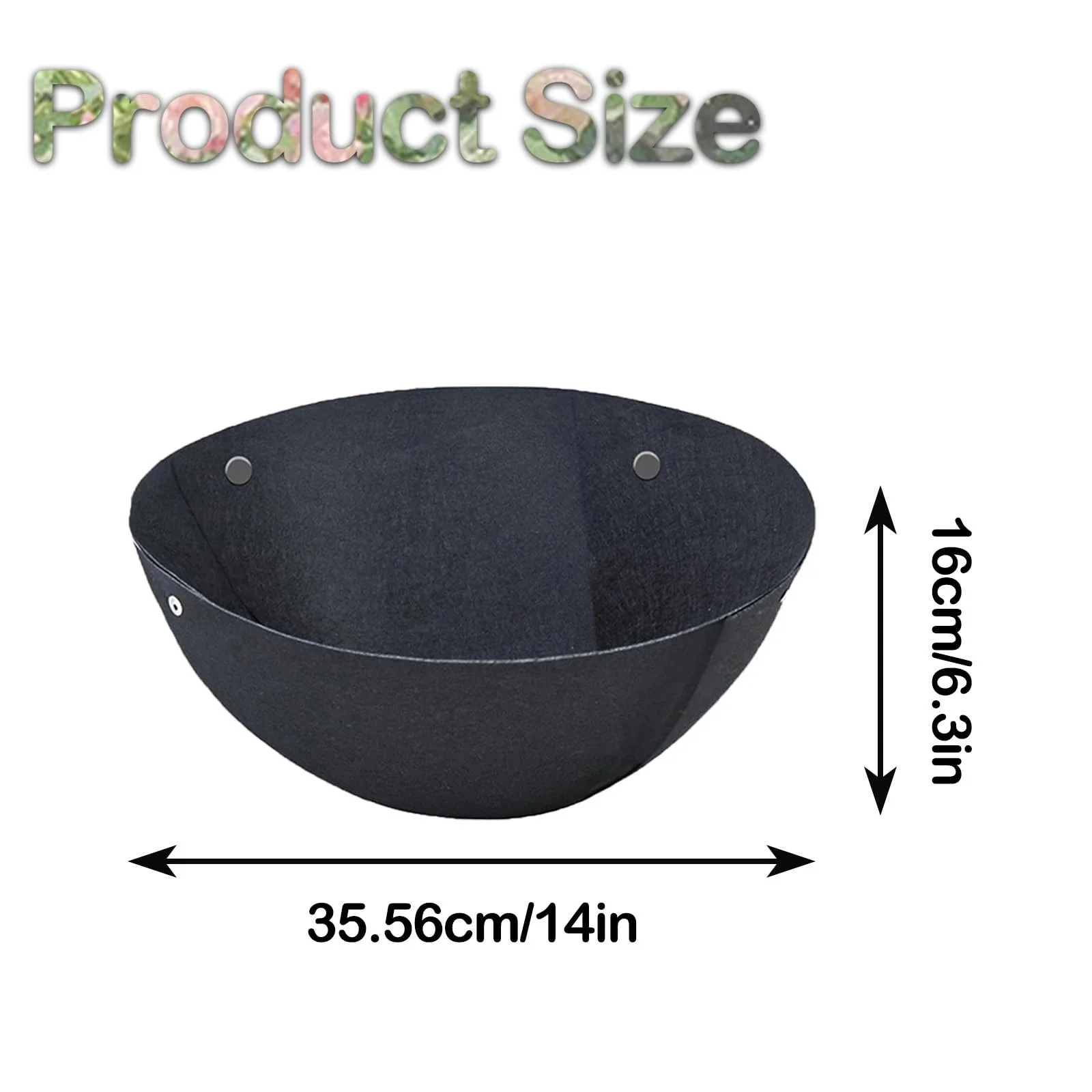 Вставки для підвісних кошиків з повсті 3 шт. 14 дюймів, фото №3