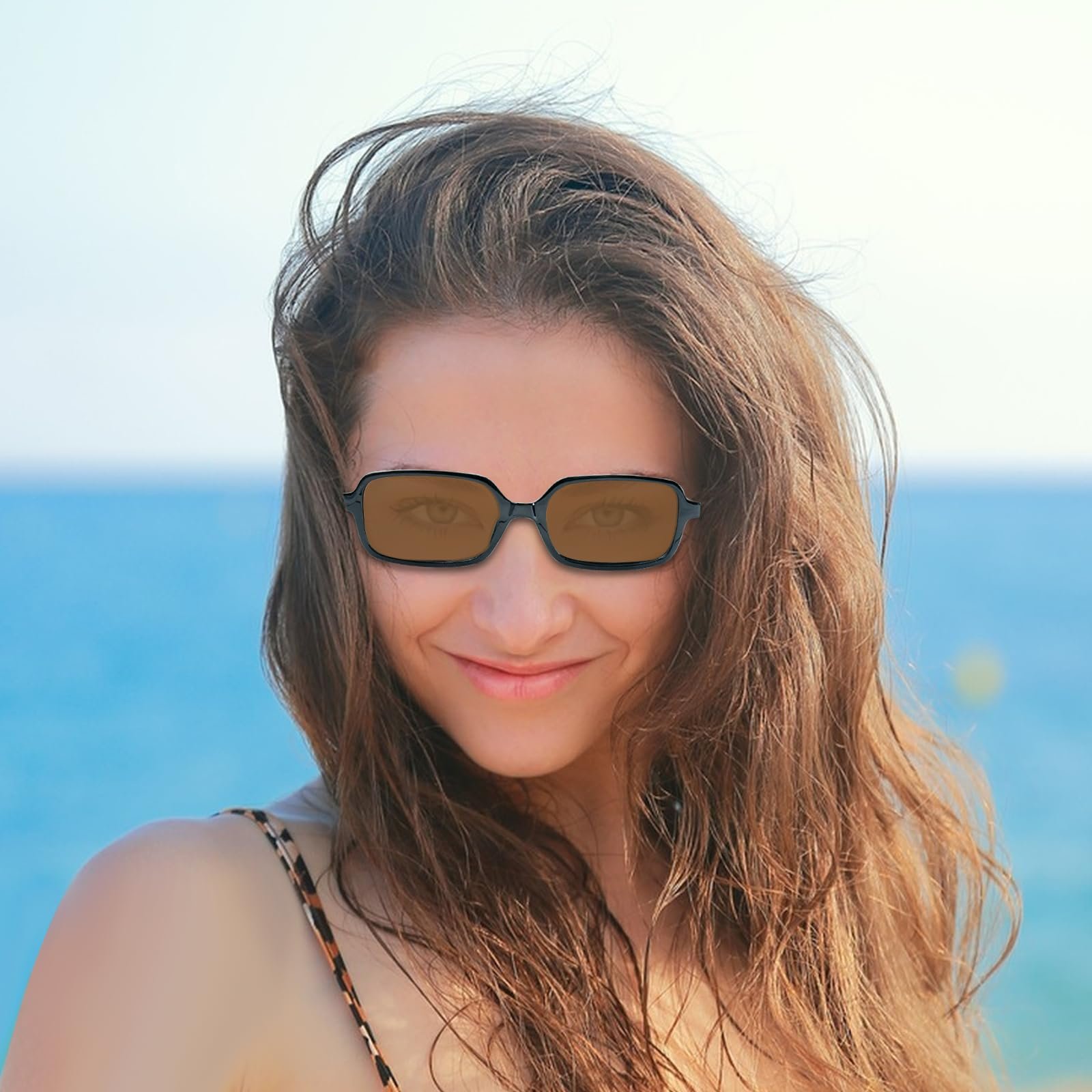 Сонцезахисні Окуляри чоловічі JASFLY Поляризовані Коричневий, фото №4