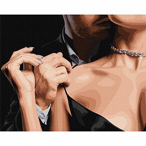 Картина по номерам Нежное прикосновение KHO8410 40х50см - Фото 1