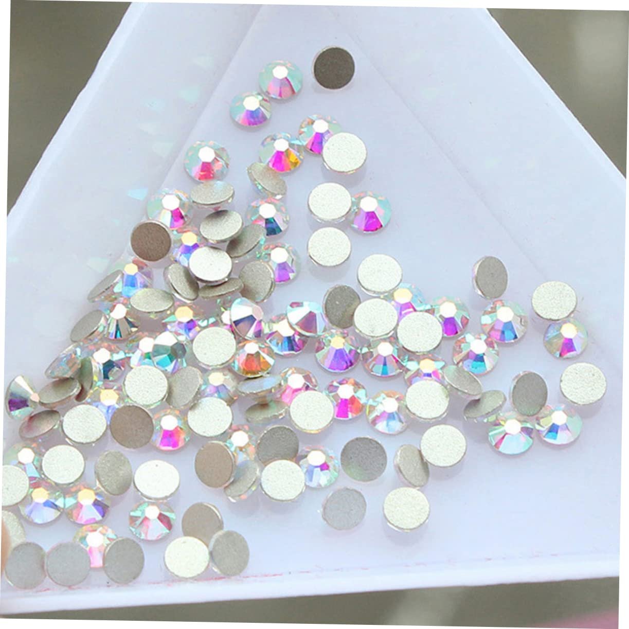 Стрази Круглі Healeved Crystal для дизайну нігтів 1440 шт 2 4 мм, фото №2