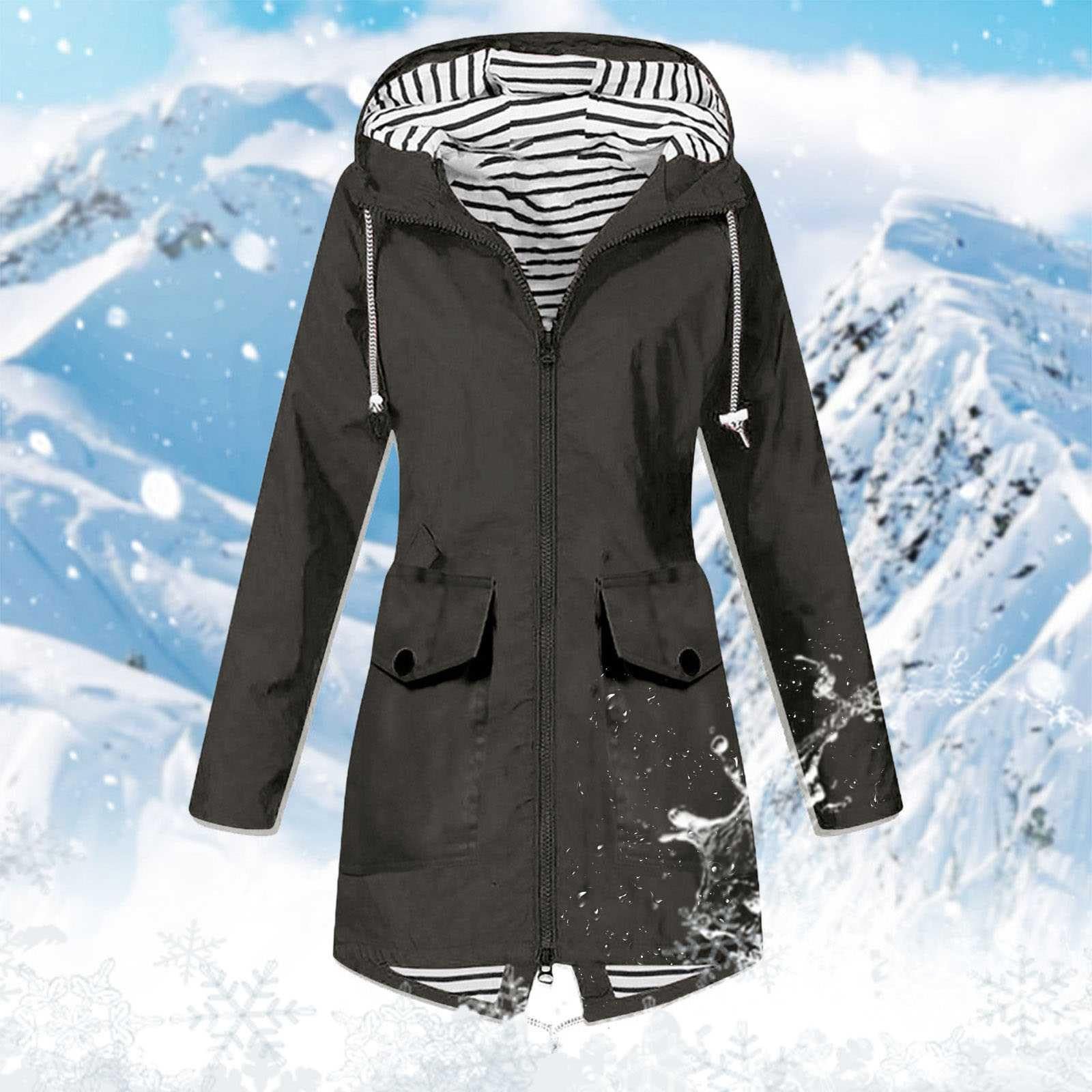 Дощовик Surttan Водонепроникний Елегантний Однотонний, фото №2