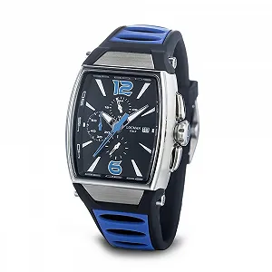 Часы Locman Italy Мужские Tremila Chrono Синий Ref 0550, Спортивный - Фото 1