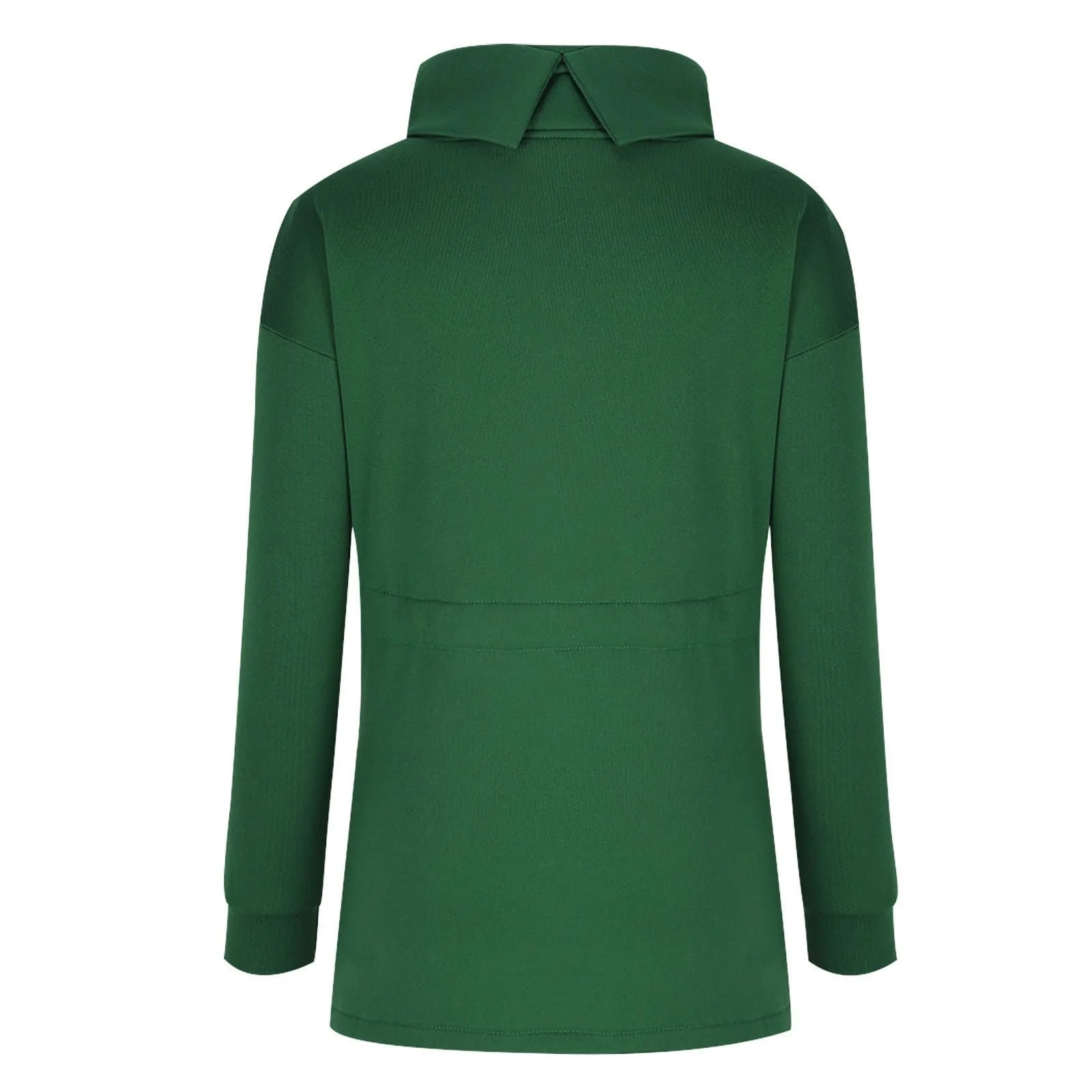 Кофта без капюшона осінньо-зимова з куліскою на талії, фото №4 Кофта без капюшона осінньо-зимова з куліскою на талії, фото №4