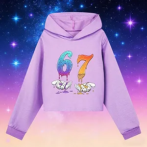 Худи Подростковое худи для девочки Толстовка для мальчика Детская толстовка с капюшоном Модное повседневное худи Зимнее теплое Милое мороженое 67 Принт Пуловер Толстовка Флисовая Удобная кофта с длинными рукавами synthetic.ua - Фото 1