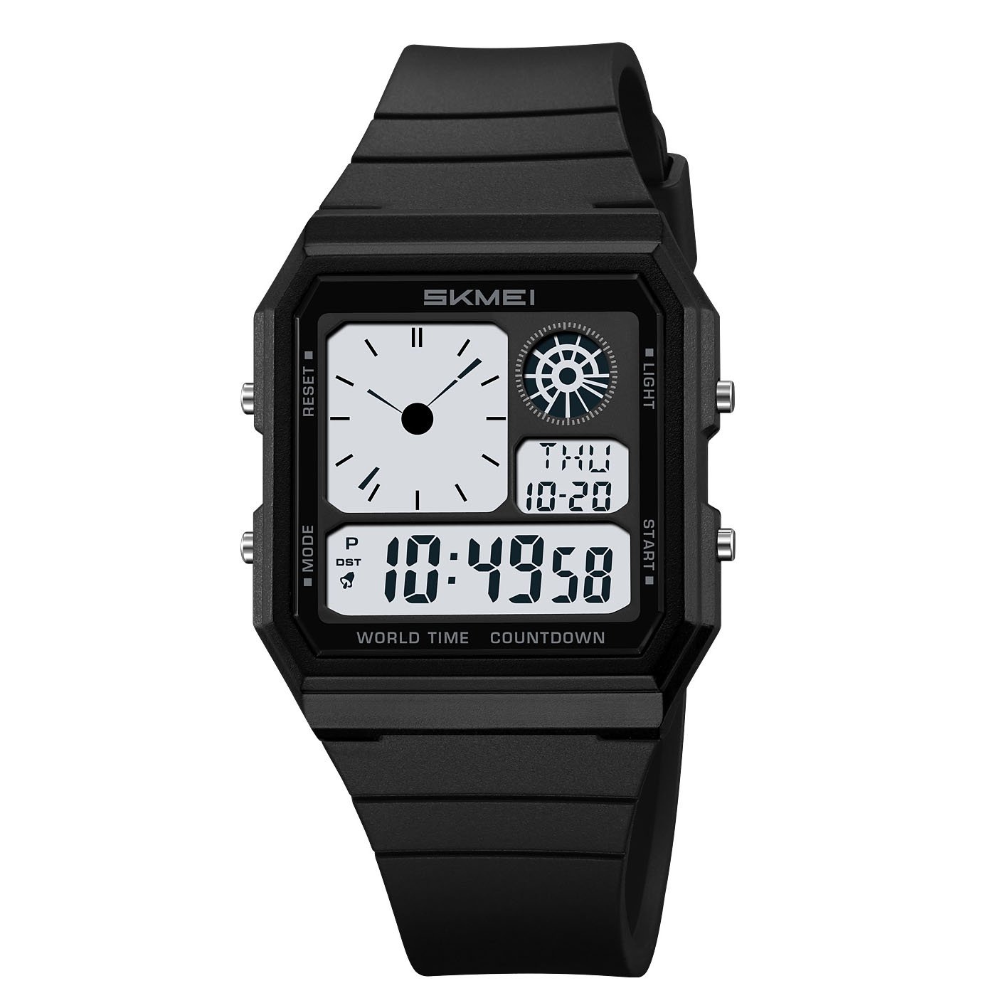 Годинник Skmei 2347 Характеристики Black-White, фото №1