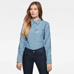 Купити Жіноча сорочка G-Star RAW Core 1 Pocket Straight Shirt - S - Фото 1 Жіноча сорочка G-Star RAW Core 1 Pocket Straight Shirt - S - Фото 1