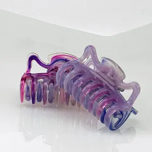 Мини-заколка для волос WeLoveBeads 3,5 см, разноцветный фиолетовый - Фото 1