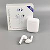 Беспроводные наушники i12-TWS / Bluetooth 5.2 / Быстрая зарядка / Белые Б/У Хороший