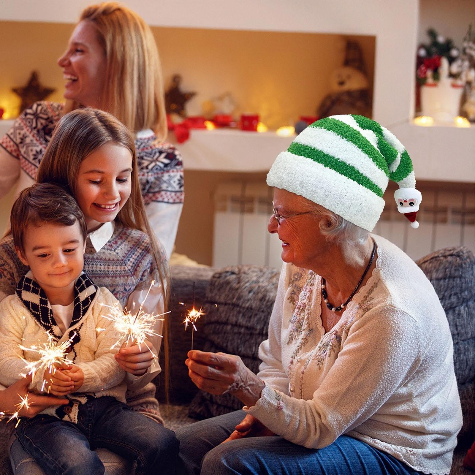 Рождественская шапка Вязаная, фото №2