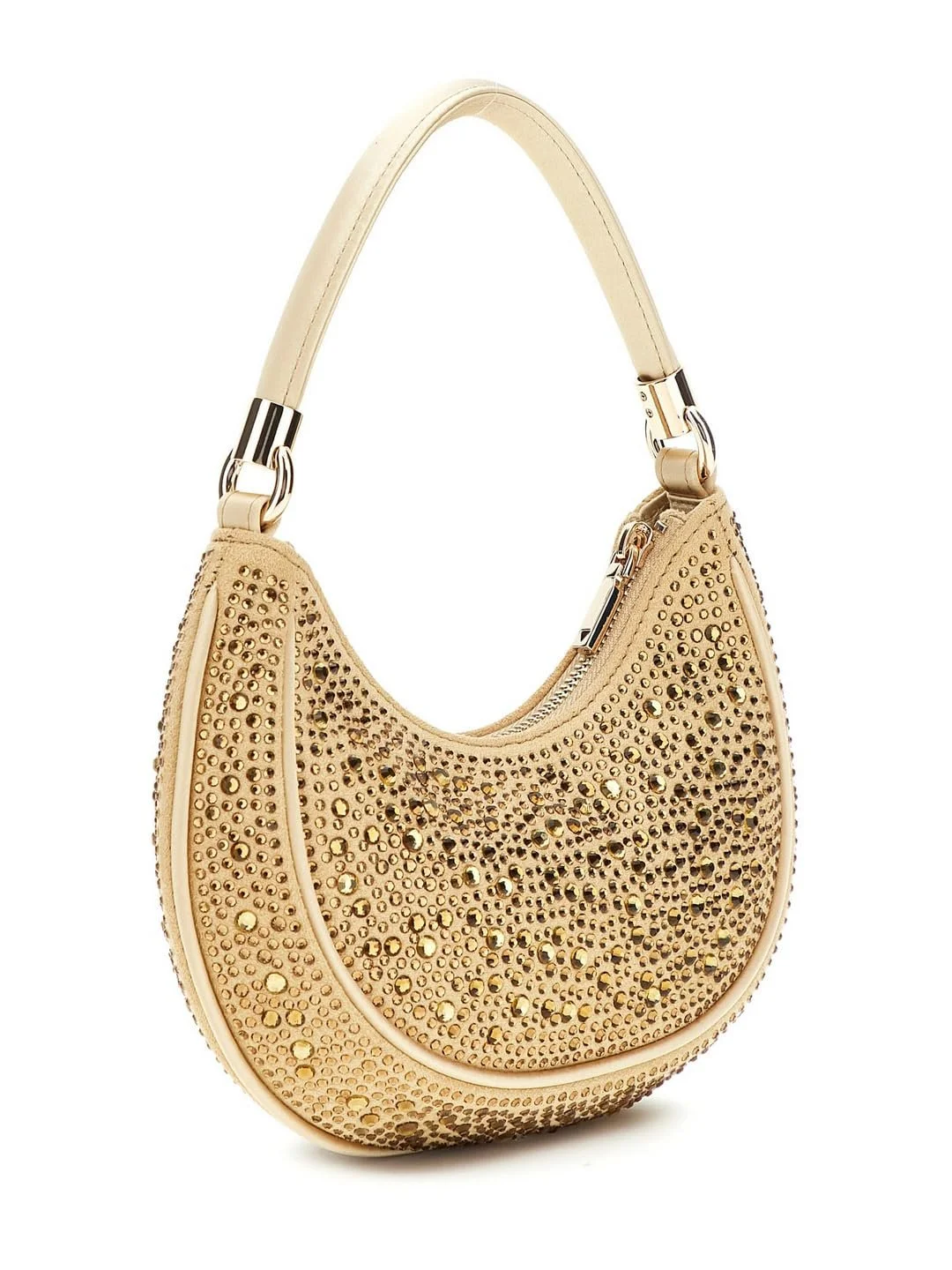 Сумка GUESS Zalina Mini Small Hobo Золотий, фото №3