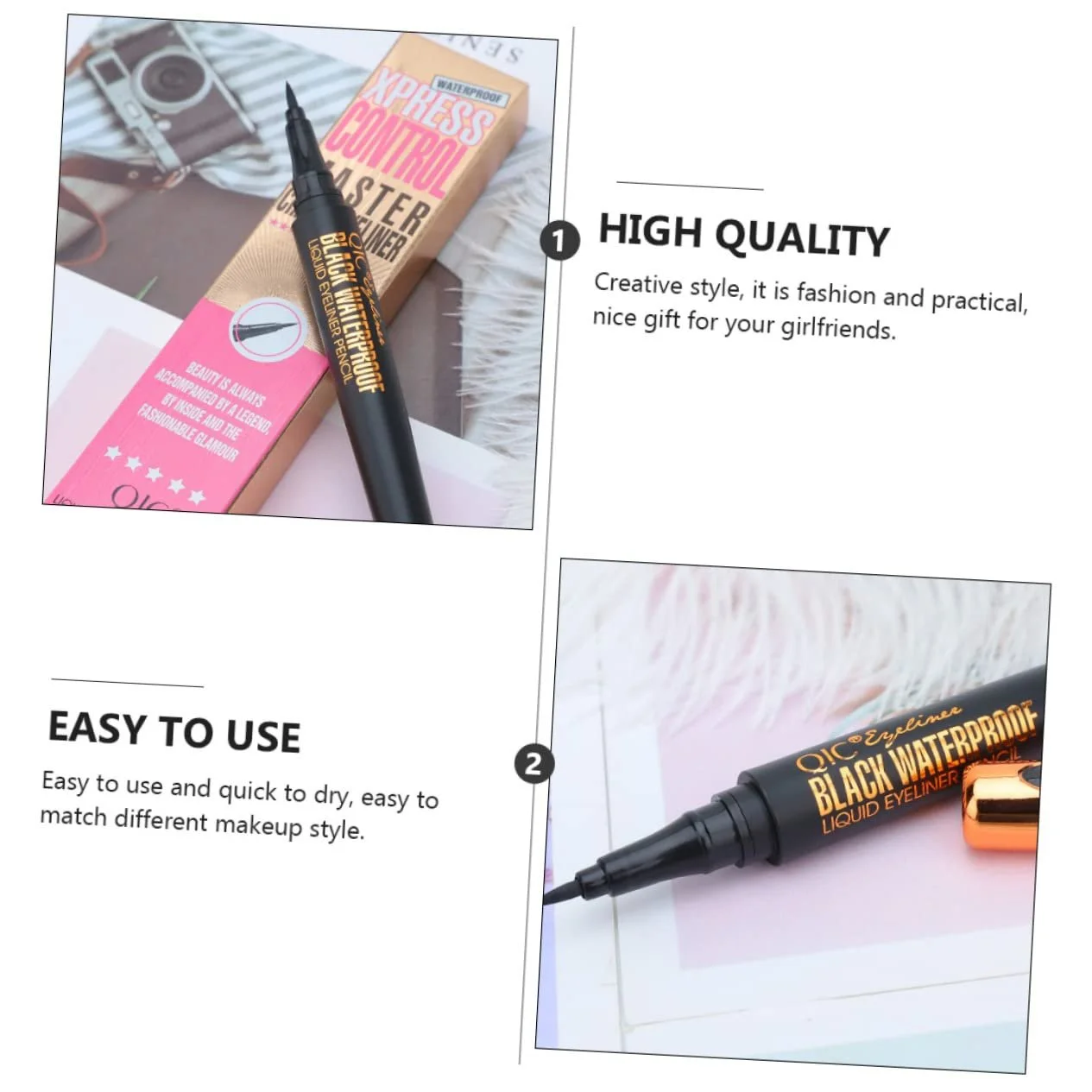 Підводка для очей Angoily Коричневий, фото №3