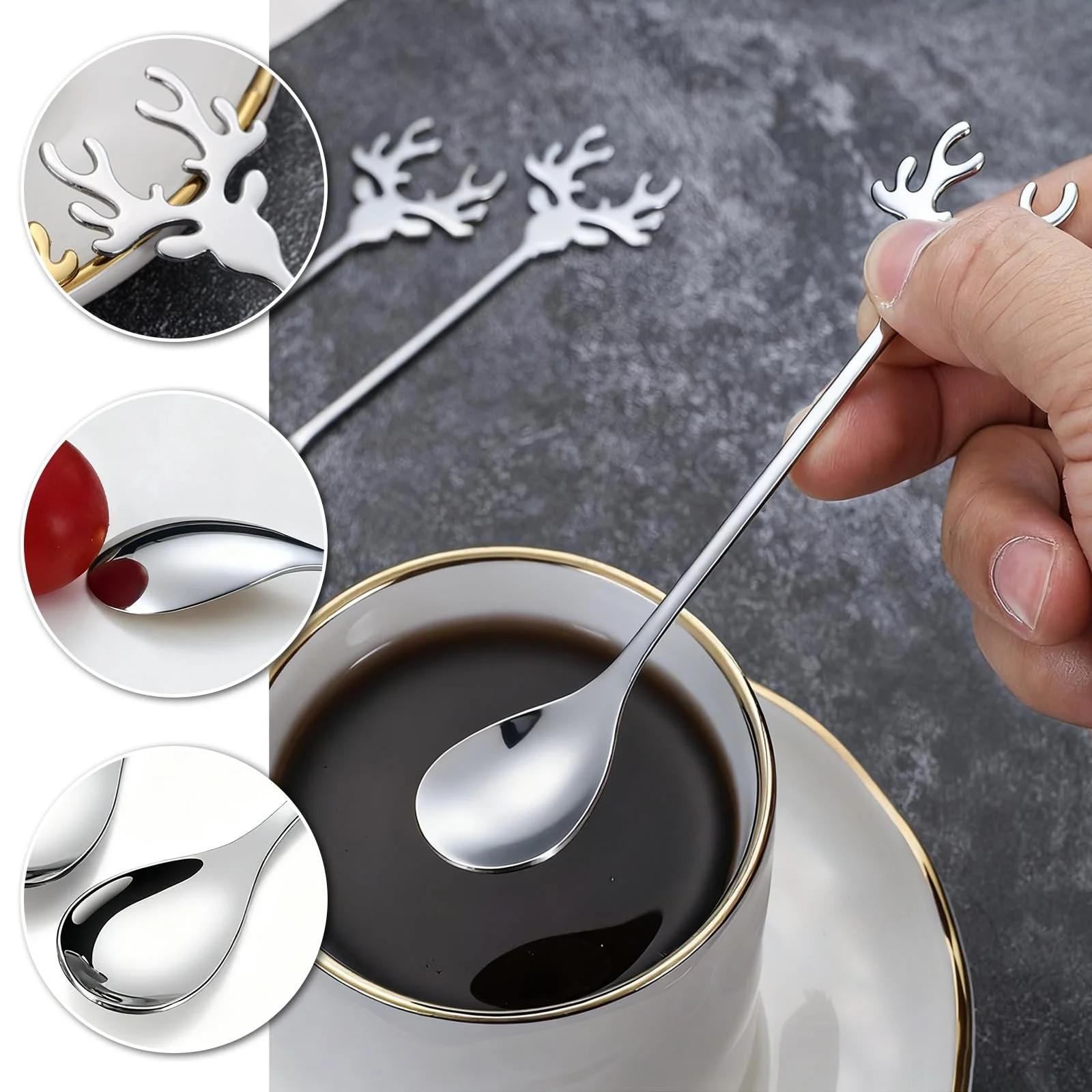 Ложка для Різдва Elk, набір 10 штук, фото №7