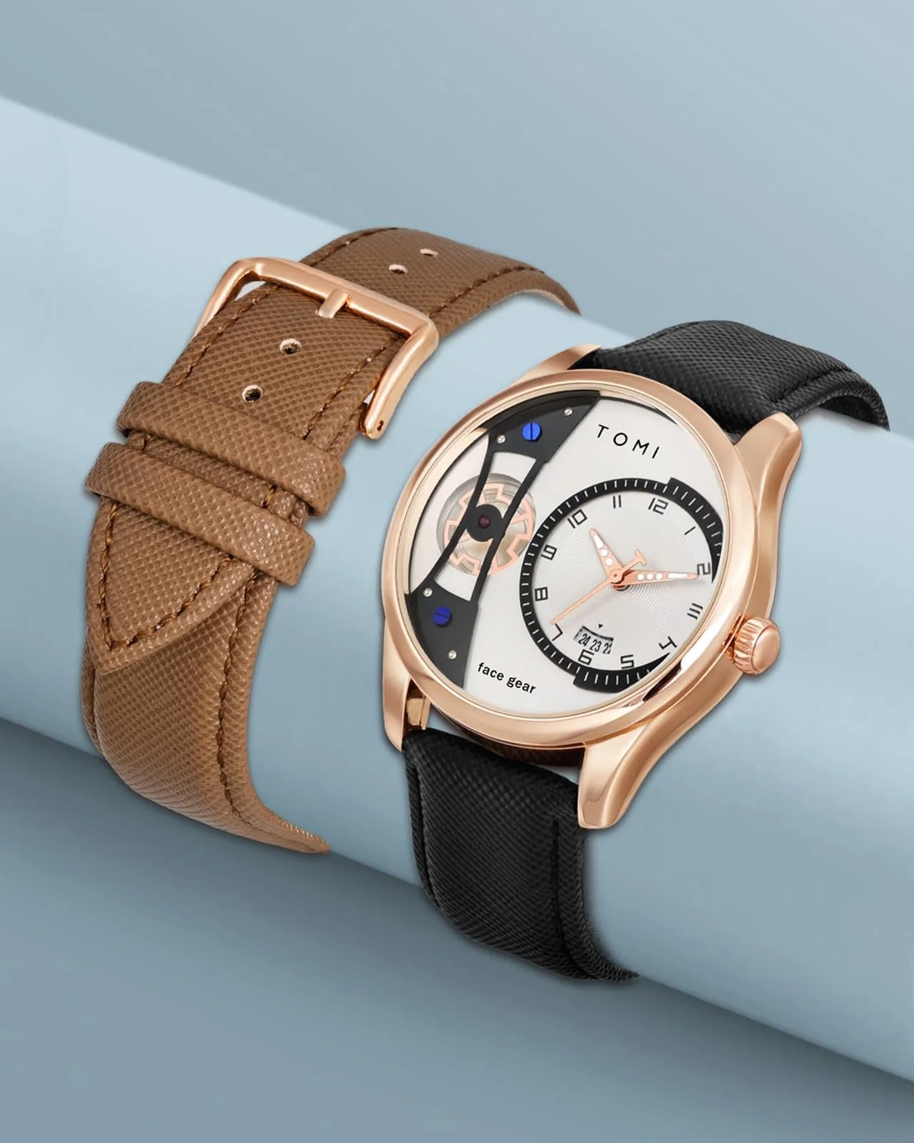 Мужские аналоговые часы CIVO Кожаный ремешок Кварцевые, фото №4 Мужские аналоговые часы CIVO Кожаный ремешок Кварцевые, фото №4