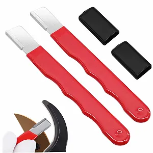 Точило для садових інструментів переносна з нековзною ручкою та захисним ковпачком 2 штуки - Фото 1