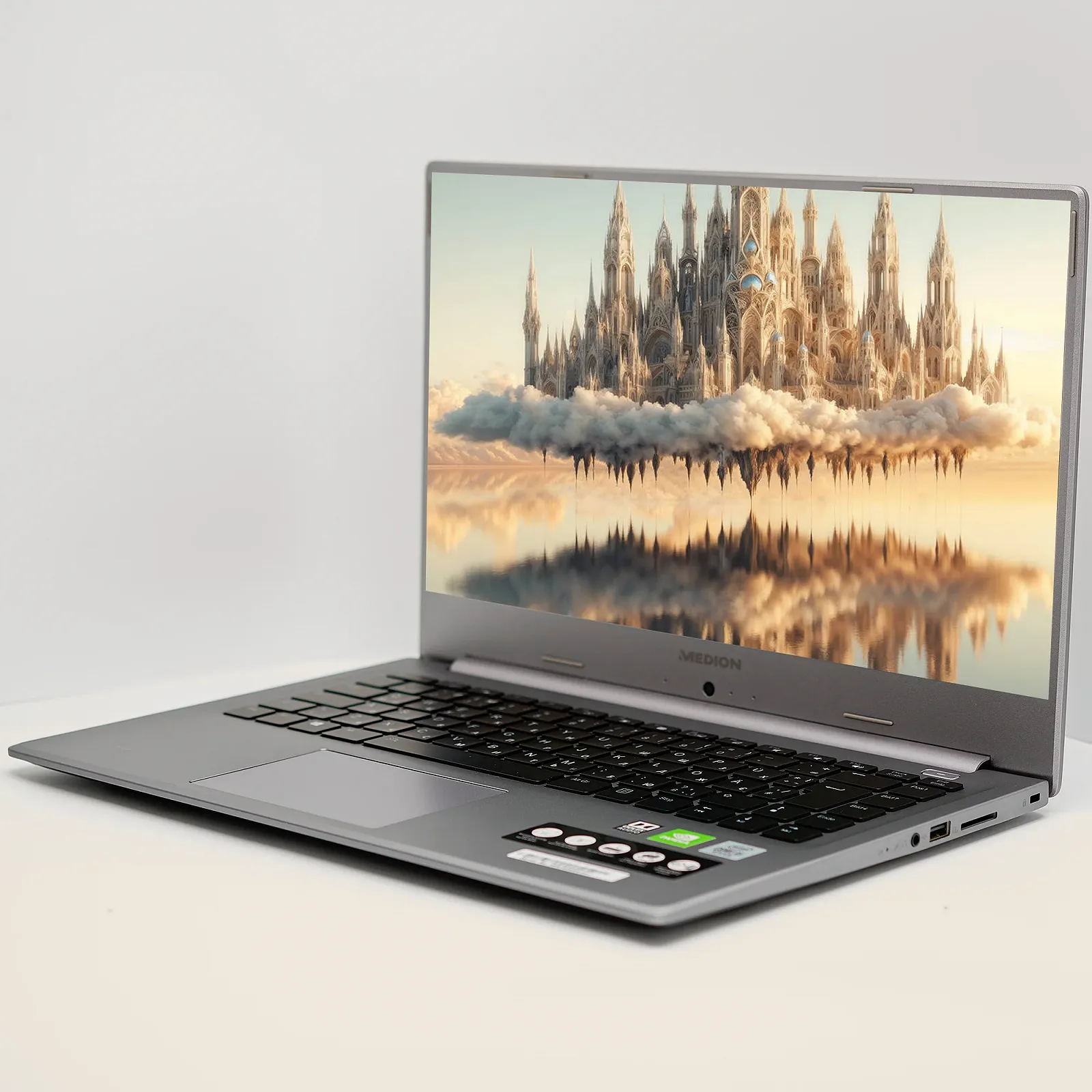 Ноутбук 15.6'' Medion (Lenovo Group) Akoya P15647 | IPS (1920x1080) FullHD | Intel Core i5-10210U | RAM 8 ГБ | SSD 256 ГБ |  Nvidia GeForce | Intel UHD Graphics | Підсвітка клавіатури |  Металевий корпус | Win11 (5024), фото №3