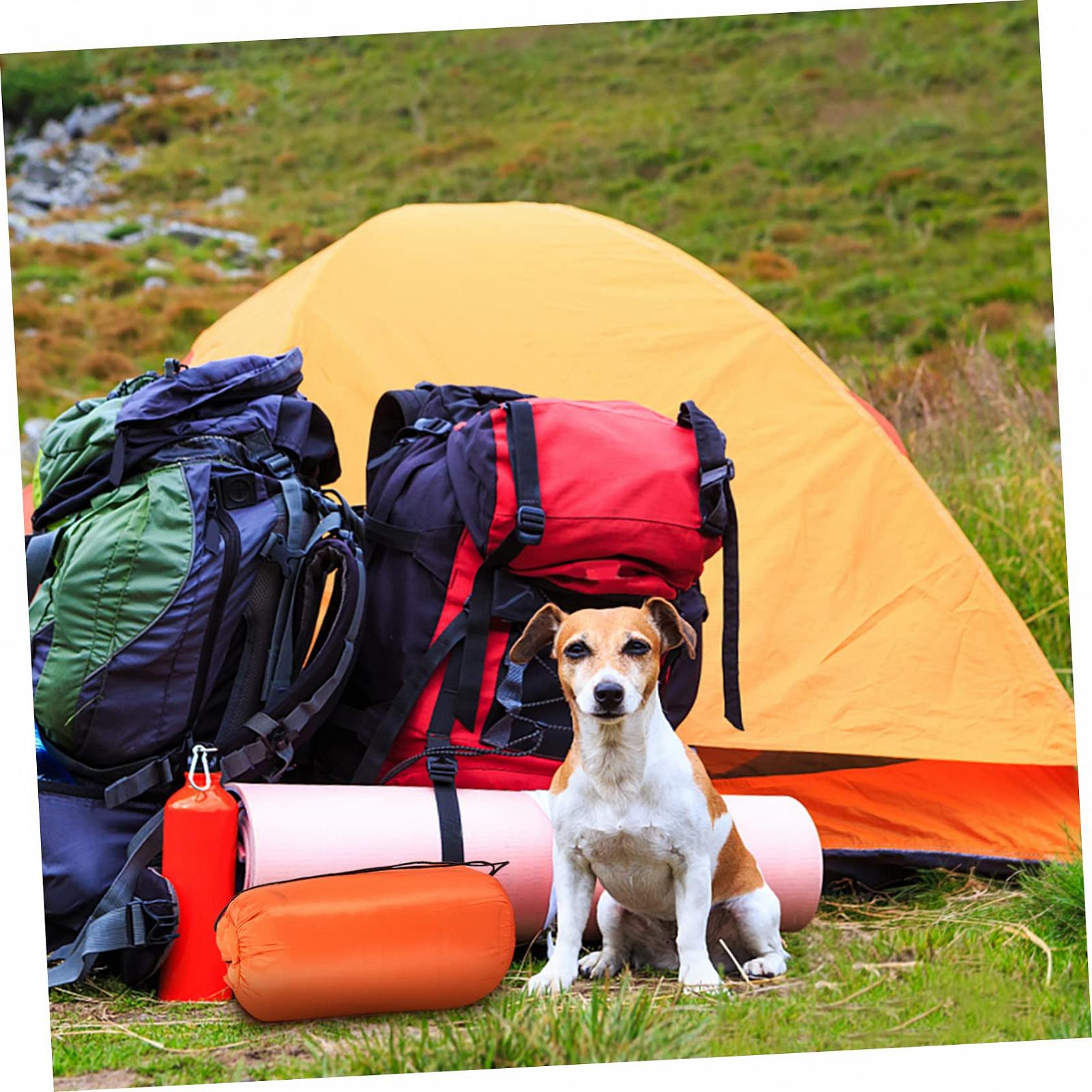 Спальний мішок VANZACK Для дорослих Кемпінг Під столом Помаранчевий, фото №6