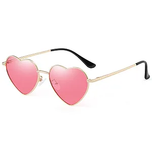 Сонцезахисні окуляри Серце Junsika Поляризовані Жіночі Чоловічі Вінтажні - Фото 1