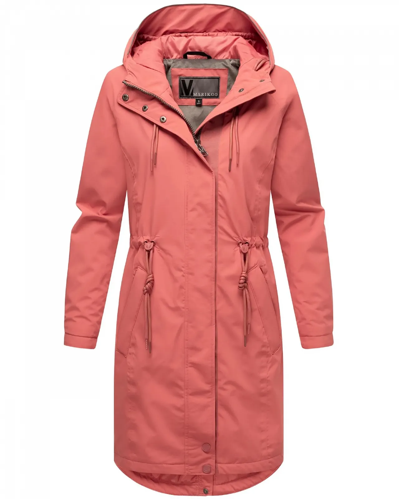 Женская Переходная Куртка Marikoo Megumii 16 Водонепроницаемая с Отражающими Деталями и Кулиской на Талии, фото №4 Женская Переходная Куртка Marikoo Megumii 16 Водонепроницаемая с Отражающими Деталями и Кулиской на Талии, фото №4