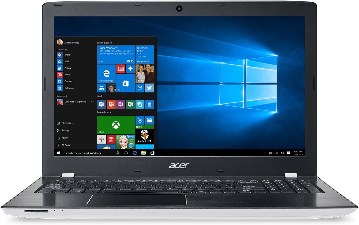 Ноутбук 15.6" Acer Aspire E5-57G7-724M Intel Core i7-6500U RAM 8GB SSD 128GB + HDD 200GB Nvidia GeForce GTX 950M Windows 10, фото №1