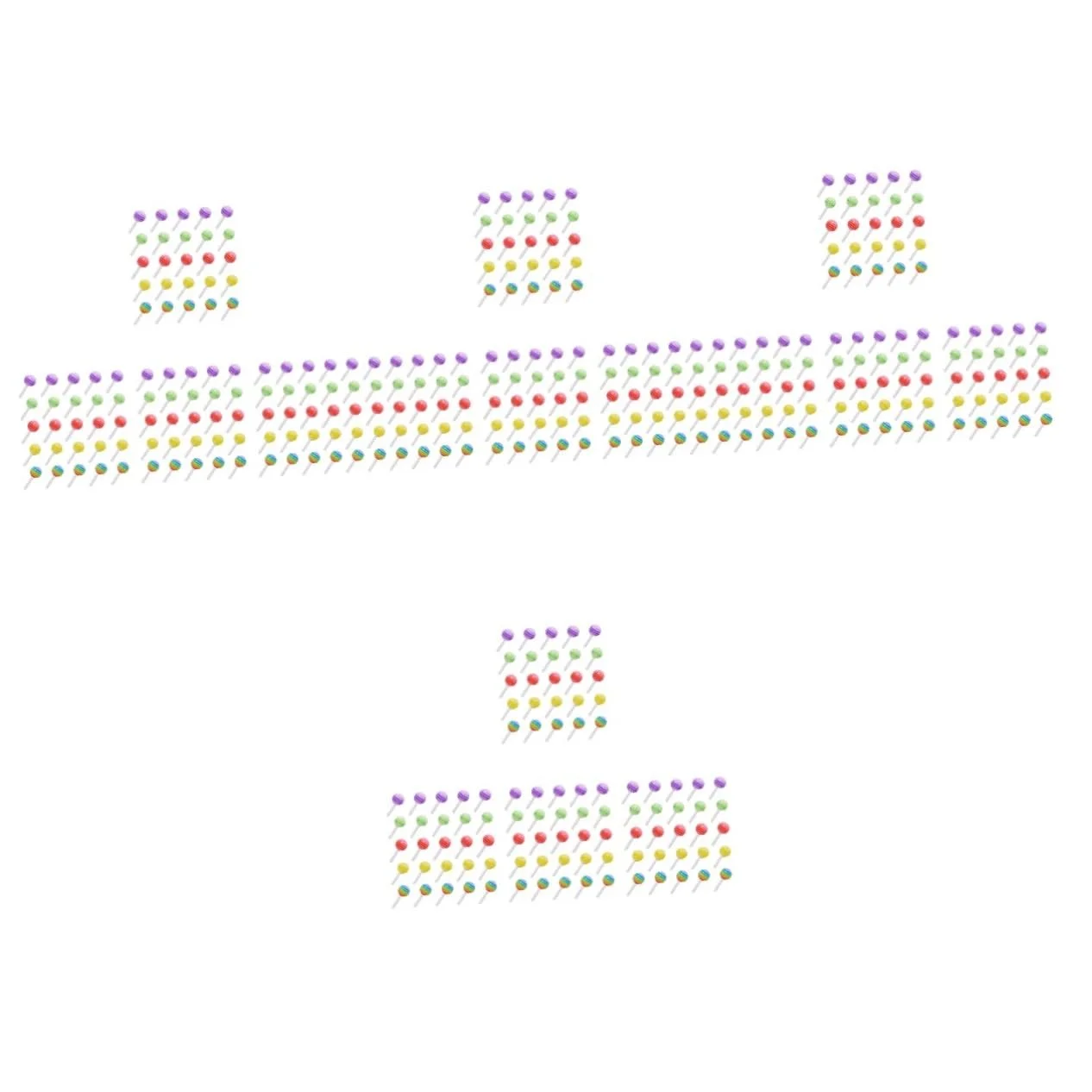 Healvian, 100 шт, цукерки для манікюру, для креативного дизайну нігтів та індивідуальних прикрас для особливих випадків, фото №1