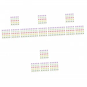 Украшения для ногтей Healvian, 100 шт, конфеты для маникюра, для креативного дизайна ногтей и индивидуальных украшений для особых случаев - Фото 1