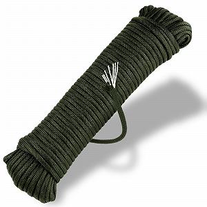 Паракорд Paracord Planet Mil Spec Type III 7 Strand Parachute Commercial Grade Reel Outdoor Hiking Lanyard Нейлоновий Шнур Браслет Міцна Товста Мотузка Tie Down - Фото 1