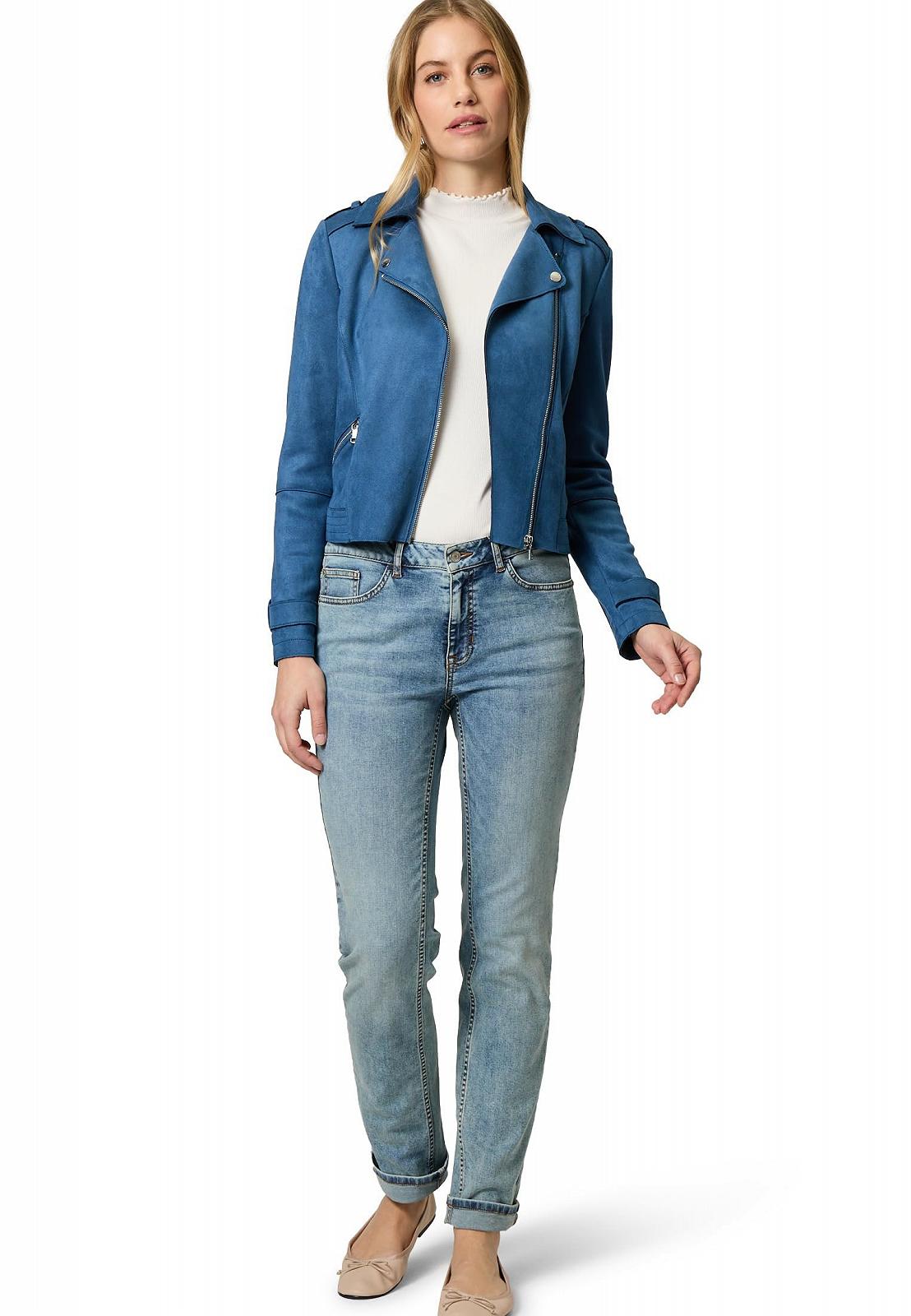 Жіноча куртка-байкер Zero Suede Look, фото №4