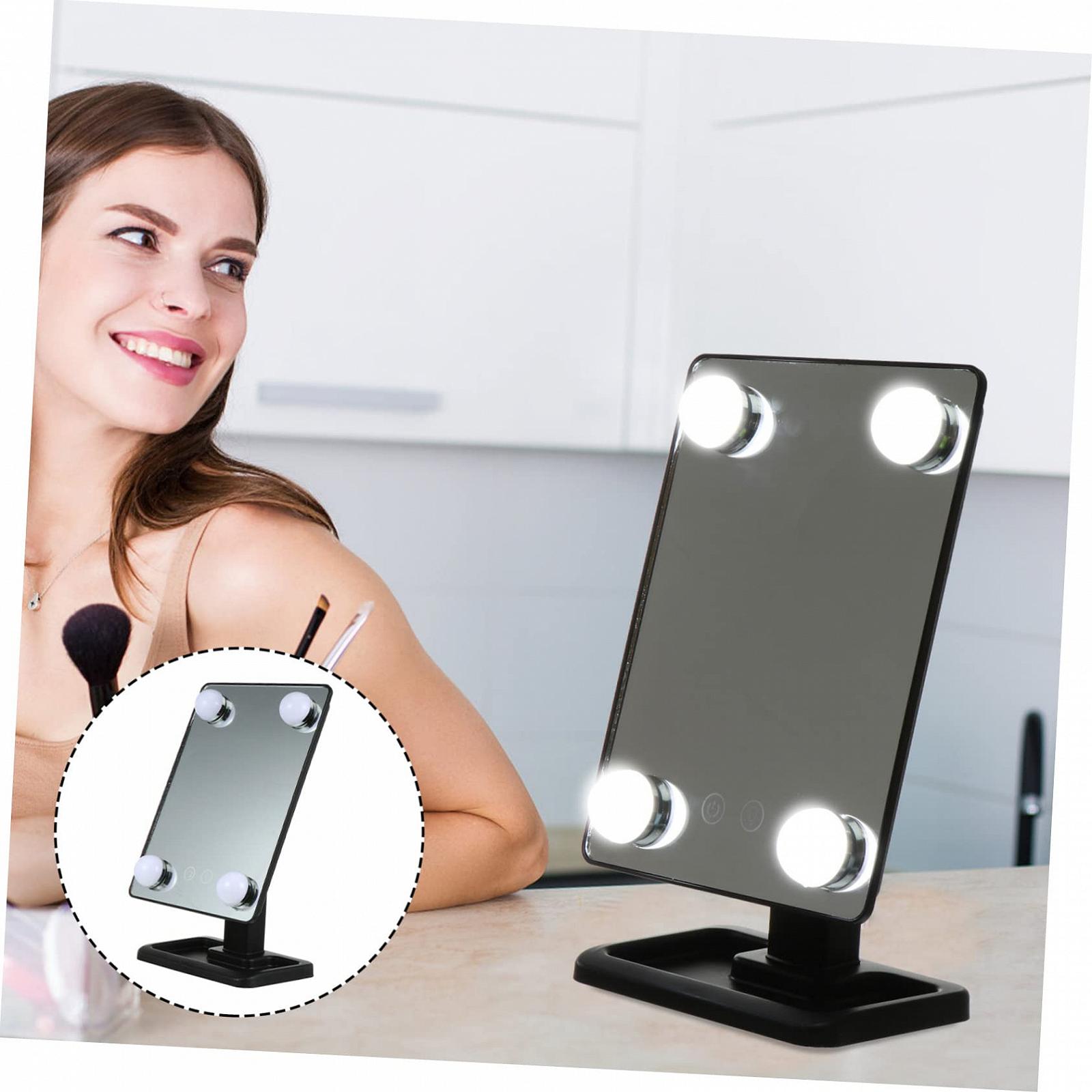 Дзеркало Angoily Led-косметичне компактне 2st ABS, фото №4