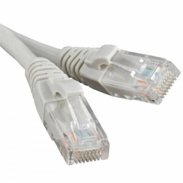 Патч-корд литой UTP RJ45 Cat.5e, 20m серый, фото №1