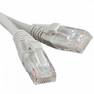 Патч-корд литой UTP RJ45 Cat.5e, 20m серый - Фото 1