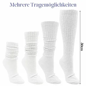 Жіночі шкарпетки до коліна VEGCOO, 4 пари synthetic.ua - Фото 1