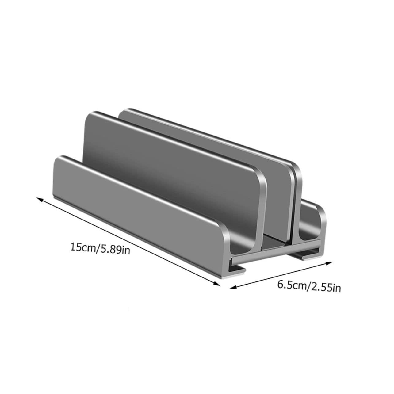 Підставка для ноутбука GALPADA Регульована з алюмінієвого сплаву з нековзним силіконом Вертикальна, фото №2 Підставка для ноутбука GALPADA Регульована з алюмінієвого сплаву з нековзним силіконом Вертикальна, фото №2