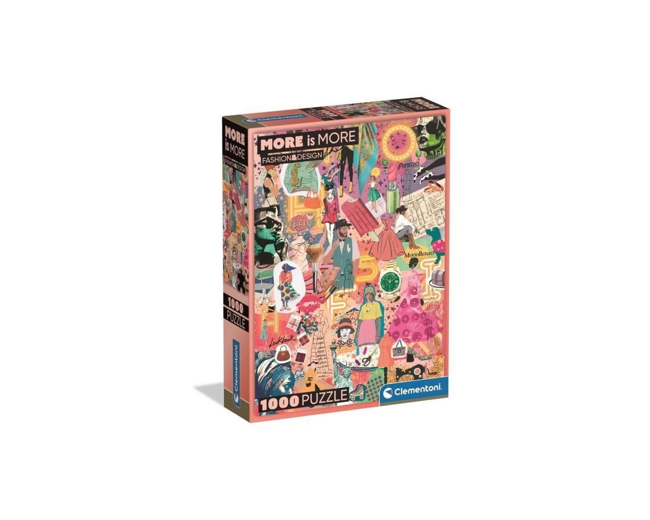 Пазл Clementoni More is More Fashion & Design 1000 деталей Compact Box, фото №1