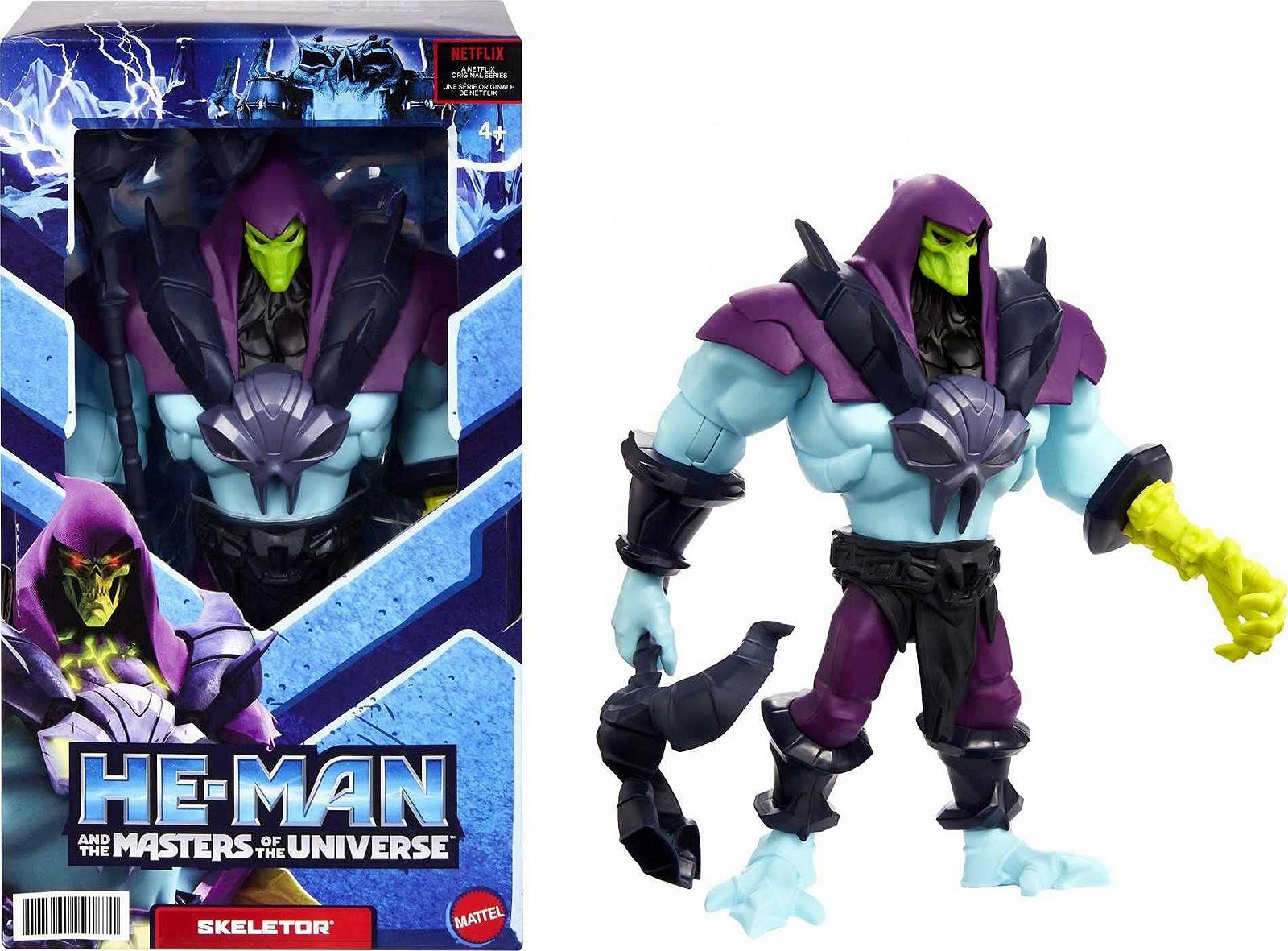Фігурка Skeletor He-Man And The Masters of the Universe велика з аксесуаром, натхненна мультсеріалом Motu Netflix, 21,5 см, фото №1