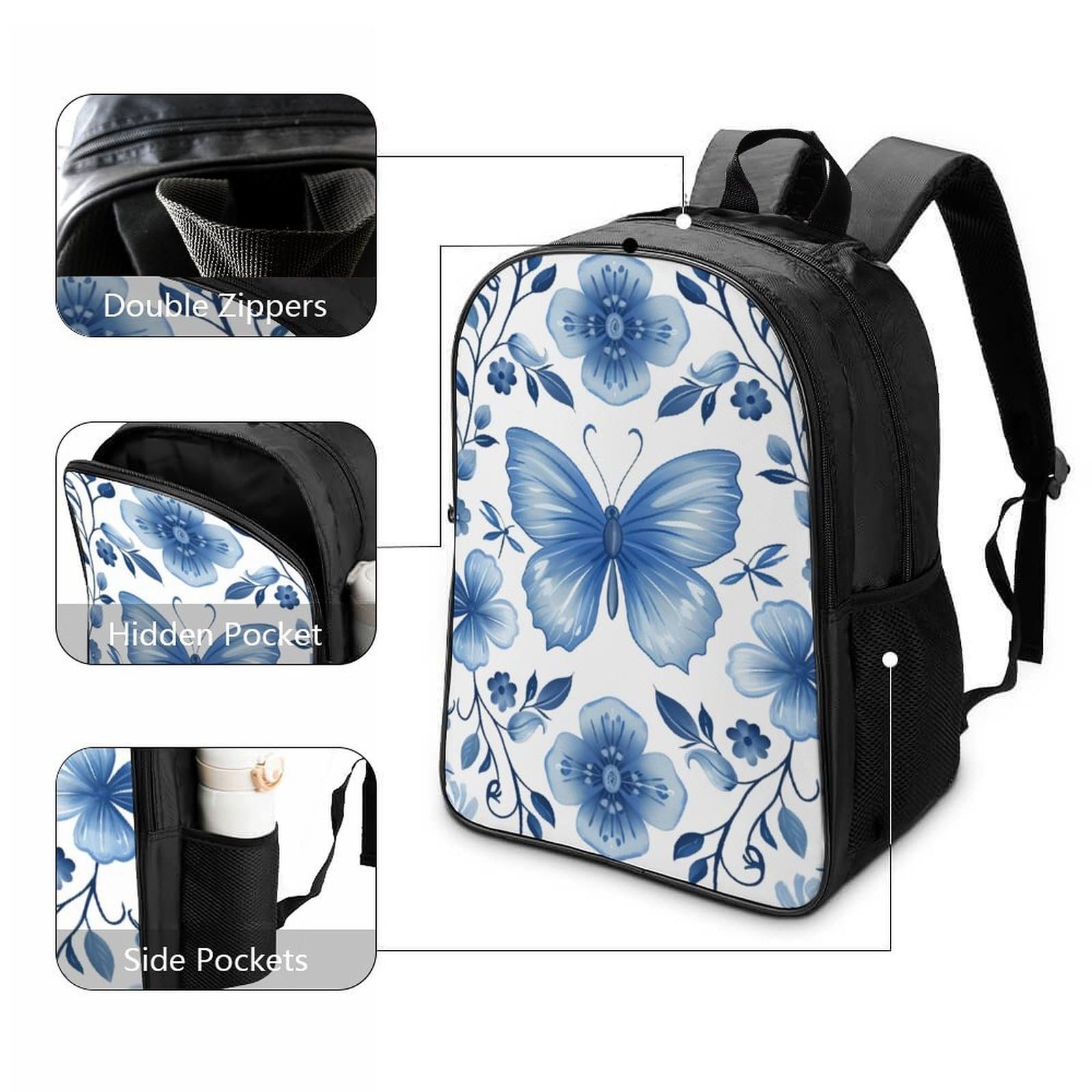 Ранец RSIUUODNF Flower для мальчиков, подростков, школьный рюкзак для девочек, школьная сумка, детский школьный ранец, подарки для подростков, школьная сумка для детей 40x28x16 см, фото №3