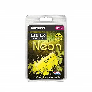 Флеш-диск Integral Neon 128 GB USB 3.0 Yellow ціна на synthetic.ua - Фото 1 Флеш-диск Integral Neon 128 GB USB 3.0 Yellow synthetic.ua - Фото 1